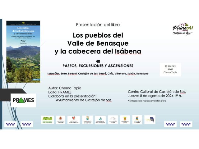 Presentación libro de Chema Tapia " Los pueblos del Valle de Benasque y la cabecera del Isábena"