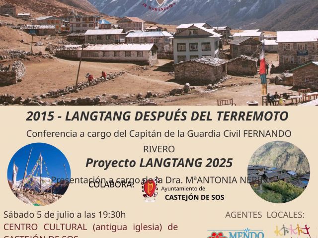 Montañas de ilusión - Langtang después del terremoto-Sábado 5 julio 19,30 h
