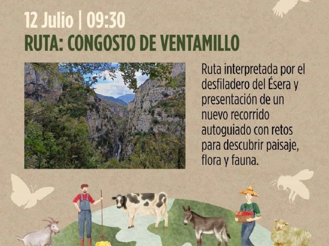 -Día 12 de julio: 9,30 h Ruta : Congosto del Ventamillo