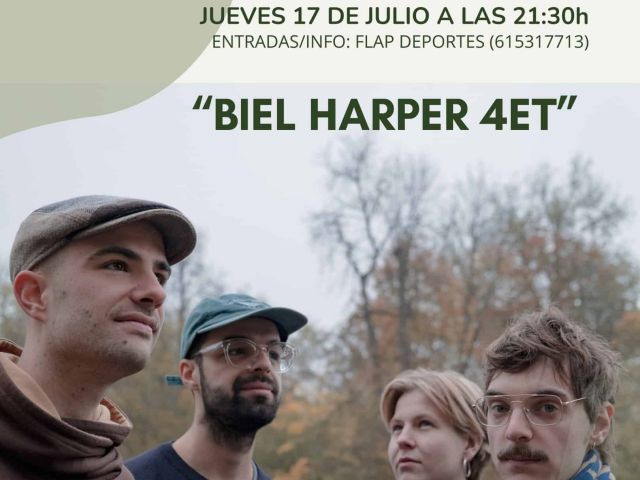 XV Jazz al huerto - Jueves 17 de julio a las 21,30 h (Especial Julio)