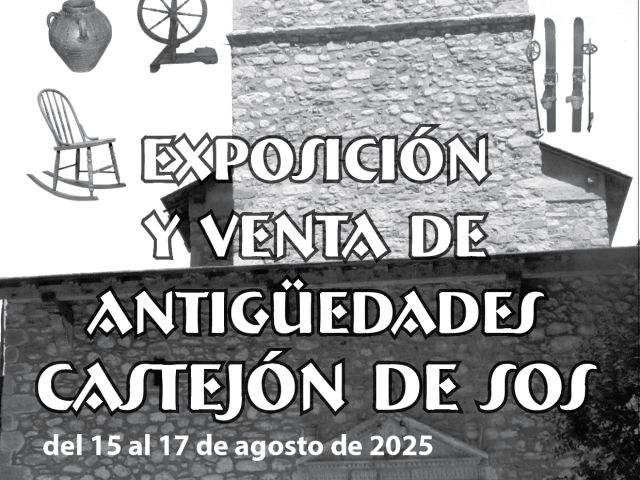 EXPOSICIÓN Y VENTA DE ANTIGÜEDADES - Del 15 al 17 de agosto 2025