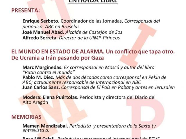 XXIII ENCUENTRO DE PERIODISMO DE ALTURA 2025