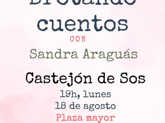 Sesión de Cuentos - Brotando cuentos con Sandra Araguás - Lunes 18 agosto
