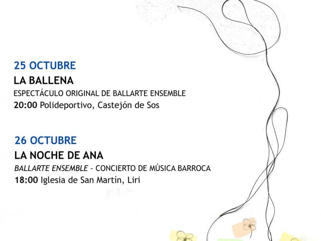 BallArte Festival - VI Edición 25 octubre en Castejón de Sos y 26 octubre en Liri