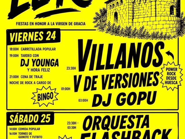 Fiestas en EL RUN - Días 24, 25 y 26 de julio 2026