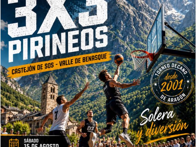 XXIII 3 X 3 Pirineos Castejón de Sos - Sábado 15 agosto 2026