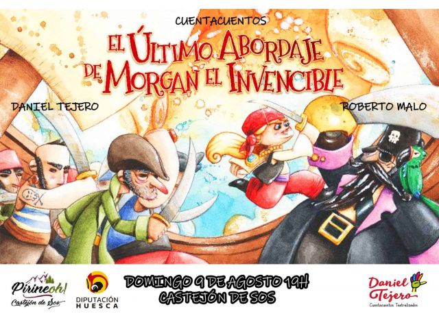 Cuentacuentos "El último abordaje de Morgan el invencible" - 9 agosto