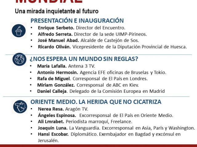 XXIV Encuentro de Periodismo de Altura 2026 - Viernes 28 de agosto 16,30 h