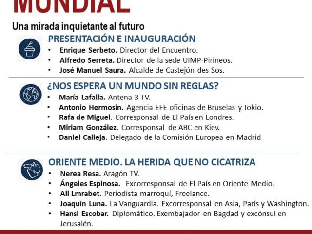 XXIV Encuentro de Periodismo de Altura 2026 - Viernes 28 de agosto 16,30 h