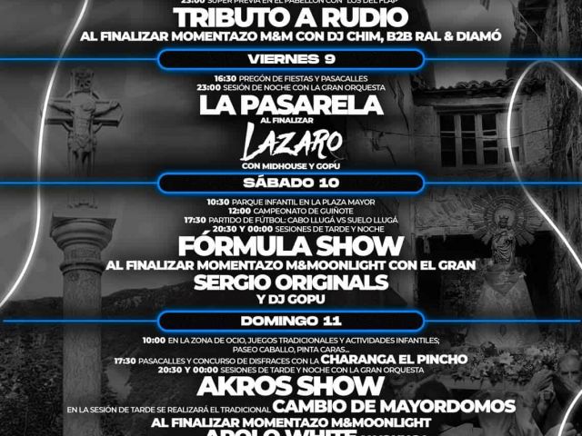 Fiestas del Pilar 2026 en Castejón de Sos - Del 8 al 12 de octubre