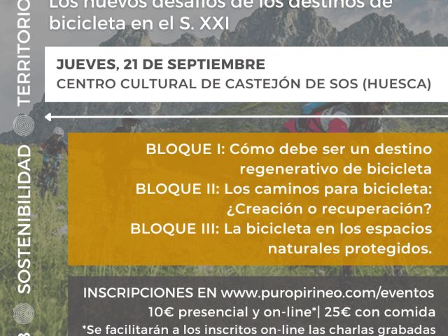 I Jornadas de Bicicleta de montaña & turismo sostenible en Castejón de Sos